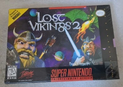 Lost Vikings 2 Snes ntsc New Still Sealed - Image 1 of 4