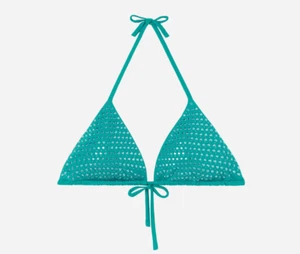 Calzedonia Triangel Bikini Oberteil Luxury Stones Peacock Green Gr. 80A/75B/70C - Bild 1 von 2