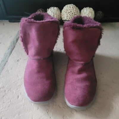 Botas Skechers On The Go talla 9 alfombra de yoga ciruela gamuza botines para mujer Foto 1 de 4