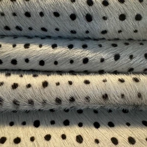 White Hair on with Red Polka dots Design  Beautiful  1.0 mm ZE 62 - Picture 1 of 6