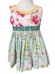 Matilda Jane Platinum Off To Market Floral Shasta Top NWOT Size 4 # 9/9 - Picture 1 of 4