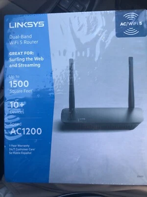 1X Linksys E5400 WiFi Router Dual-Band AC1200 WiFi 5 - NEW - Image 1 of 4