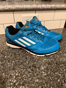 Adidas adizero Sport Golf Shoes - Mens Lead/Silver/Slime Size 9.5 - Picture 1 of 6