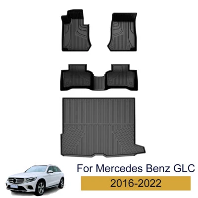 Floor Mats + Trunk Mat For Mercedes Benz GLC300/250/300e/43AMG/63AMG 2016-2022 - Image 1 of 4