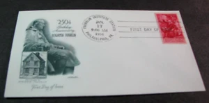 US Stamp FDC Scott# 1073 Benjamin Franklin 1956 Used PL55 - Picture 1 of 1