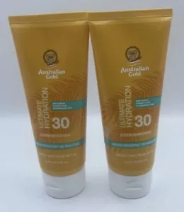 2 AUSTRALIAN GOLD ULTIMATE HYDRATION SPF 30 LOTION SUNSCREEN 3.4 OZ EX 01/2027 - Picture 1 of 2