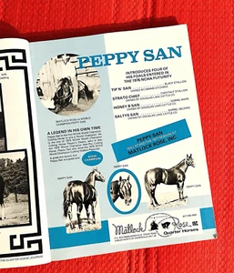1976 QUARTER HORSE Journal, VINTAGE Magazine - PEPPY SAN - DOC'S LYNX - Picture 1 of 23