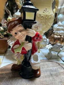 Bar Utensil Holder ~ Drunk Scotsman Leaning on Lamp Post 1950's ~ 12" x 6" x 5"  - Picture 1 of 7