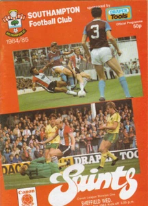 1984/85 SOUTHAMPTON V SHEFFIELD WEDNESDAY 29-12-1984 DIVISION 1 - Picture 1 of 1