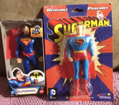 LOTE de Superman Figura Flexible NJ Croce + ¡otra figura en caja!! Foto 1 de 4
