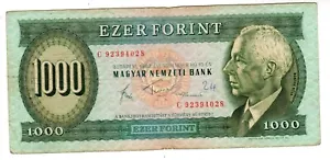 HONGRIE HUNGARY Billet 1000 FORINT (  1983 -1993 - 1996 )  P176 BON ETAT - Foto 1 di 1