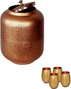 Copper Container,Copper Pot,Copper Tank,Copper Water Dispenser,Copper Matka - Picture 1 of 5
