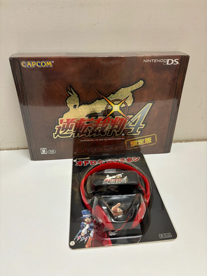 Ace Attorney 4 Limited Edition ~ Nintendo DS, 2007 ~ Japanese, + Headphones, New - Image 1 of 1