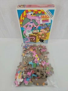 Vtg Whitman 1977 The Pink Panther Snack Stand 100 Pc Jigsaw Puzzle 4605 Complete - Picture 1 of 12