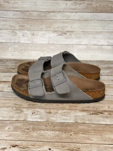 Birkenstock Sandalo Donna Arizona Grigio Vegan Taglia 6 | M 4 (37) 240 - Foto 1 di 11