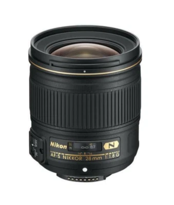Nikon AF-S NIKKOR 28mm F1.8 G Lens - Image 1 of 4