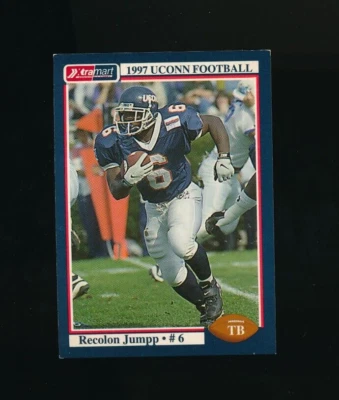 1997 UConn Huskies Connecticut Football #6 Recolon Jumpp super rare - Image 1 of 2