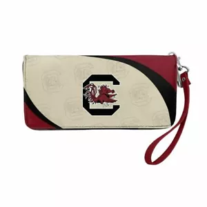 South Carolina Gamecocks Curve Zip Organizer Ladies Wallet - Picture 1 of 4