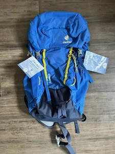 Deuter Climber 22 liter Alpine Children’s Backpack Blue Backpacking NEW NWT - Picture 1 of 7