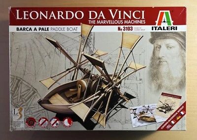 ITALERI 3103 - LEONARDO DA VINCI • PADDLE BOAT • BARCA A PALE - KIT SIGILLATO - Immagine 1 di 2
