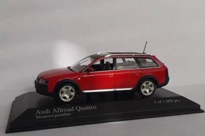 Minichamps 430 010015 1:43 Audi Allroad Quattro 2001 red  - Image 1 of 4