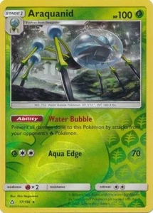 Pokemon Ultra Prism Araquanid Reverse Holo Rare 17/156 - Picture 1 of 1