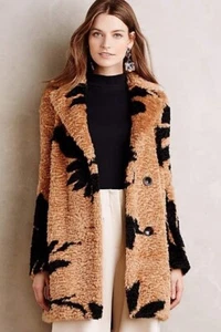 Anthropologie Essentiel Antwerp Catalpa Sherpa Coat/Jacket NWOT - Picture 1 of 12