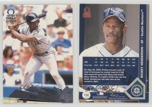 2000 Pacific Omega Rickey Henderson #132 HOF