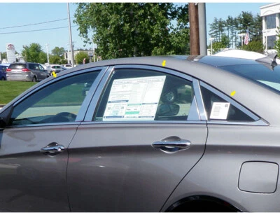 Paquete de 6 piezas de acero inoxidable para Hyundai Sonata 2011-2014 Foto 1 de 3