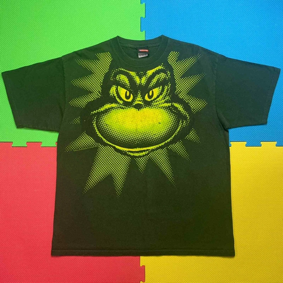 Vintage 2001 The Grinch Big Face t-shirt on a Dr. Seuss tag size XL  - Image 1 of 3