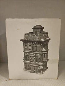 Vtg 1989 Dept 56 Dickens Village Heritage The Flat of Ebenezer Scrooge Unpainted - Picture 1 of 9