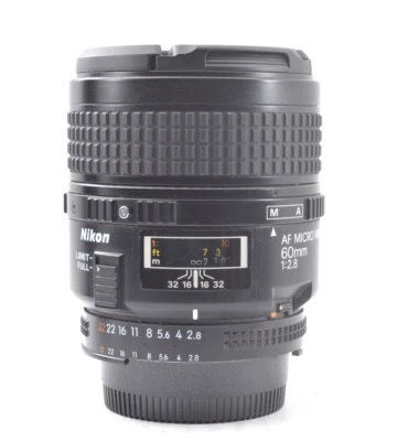 【Excelente Como Nuevo】 Lente Nikon AF MICRO NIKKOR 60mm f/2.8 D Portrait Prime de Japón#1594 Foto 1 de 4