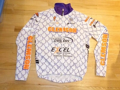 Clemson University Cycling Team Wind Jacket Mens, Medium - Image 1 of 4