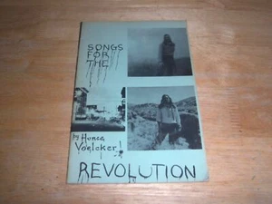 HUNCE VOELCKER SONGS FOR THE REVOLUTION 1969 SELF-PUBLISHED 8VO SC PAMPHLET VG+ - Picture 1 of 4