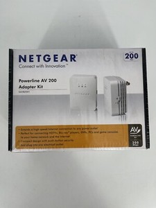 Netgear XAVB2001 Powerline AV 200 Ultra Adapter Kit BRAND NEW SEALED