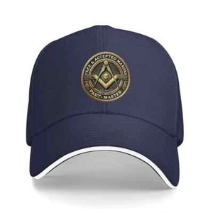 Freimaurer Past Master Polyester Baseball - Bild 1 von 12