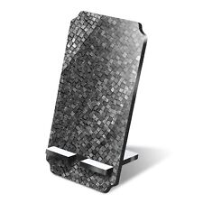 1x 5mm MDF Phone Stand BW - Old Ceramic Mosaic Tiles #39323