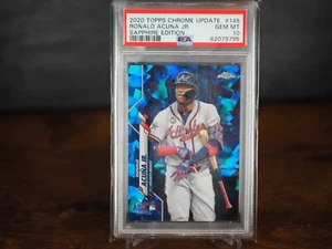2020 Topps Chrome Update Sapphire #U145 Ronald Acuna Jr PSA 10 Gem Mint - Bild 1 von 2