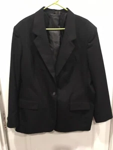 Edwards Womens Uniform Blazer Black UL 6680-010 Poly/Wool Size 18 Regular - Picture 1 of 11