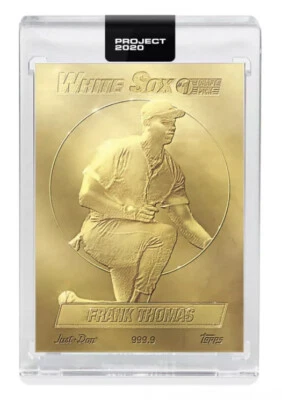 Topps PROJECT 2020 Card 73 - 1990 Frank Thomas by Don C - Print Run: 11969 - Image 1 of 2