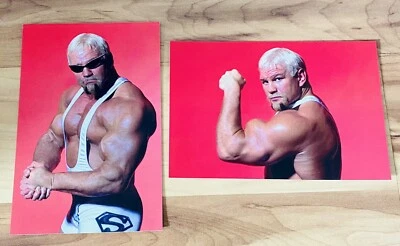 Tarjeta fotográfica vintage Panini WCW/nWo Scott Steiner Big Poppa Pump 1998 rara casi nueva Foto 1 de 2