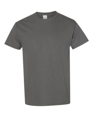 NEW Gildan Men's Heavy Cotton Plain Crew Neck Short Sleeves T-Shirt 5000 - Image 1 of 2