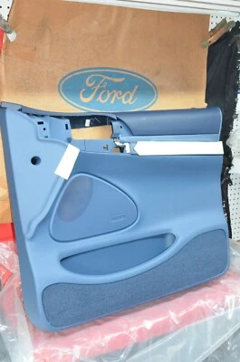 Panel de moldura de puerta interior Ford Windstar 1995-1998 delantero de pasajero derecho azul fabricante de equipos originales nuevo Foto 1 de 4
