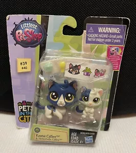 New Littlest Pet Shop Pets in the City #39 Keena Catley 40 Honeybelle Kitten Cat - Picture 1 of 3