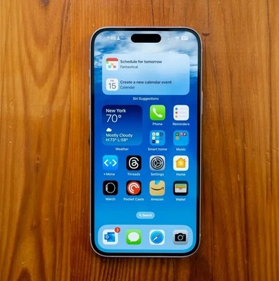 Apple iPhone 15  128 GB Blue  (Boost Mobile) - Image 1 of 4