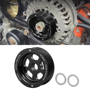LS 3" OD Billet Overdrive Alternator Pulley 6 Rib For Chevy Silverado 1500 2500 - Picture 1 of 12