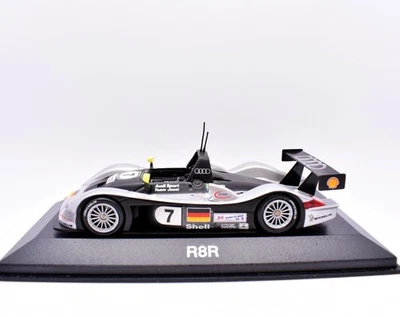 Modellino auto Audi R8R racing scala 1:43 diecast modellismo statico collezione - Immagine 1 di 4