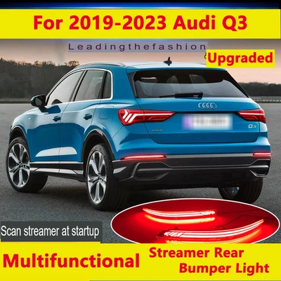 Para Audi Q3 2019-2023 LED parachoques trasero luces de freno/lámpara antiniebla/señales de giro 2 un. Foto 1 de 4