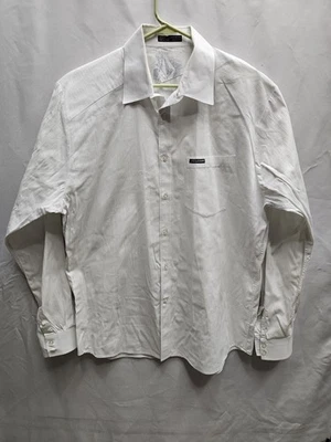 Volcom Caden Solid Mens White Classic Fit Long Sleeve Button Down Shirt XL - Image 1 of 4