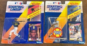 1992 STARTING LINEUP - SLU - MLB - KEN GRIFFEY, JR & KIRBY PUCKETT - Picture 1 of 2